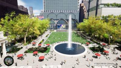 Grand Penn Alliance’s chief Architect, Alexandros Washburn, who led the creation of the Moynihan Train Hall, outlines the plan for a new Penn Station that would move Madison Square Garden across Seventh Ave. and place a green park leading to the nation’s busiest rail hub in its place.