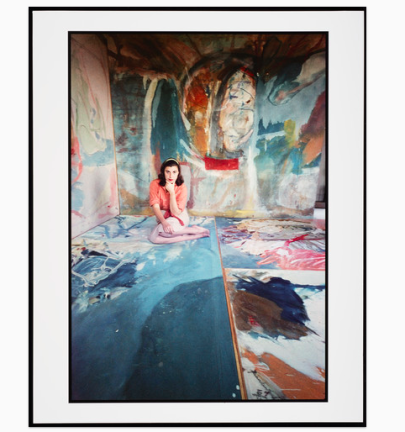 Gordon Parks, “Portrait of Helen Frankenthaler,” photographed for Life Magazine, May 13, 1957, printed 2018 Archival pigment print. The Jewish Museum, NY, Purchase: Horace W. Goldsmith Foundation Fund, 2018-75. Artwork © The Gordon Parks Foundation. Photo courtesy of The Jewish Museum