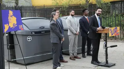 Mayor Zohran Mamdani announced the plans to expand the Empire Bin program on April 17.