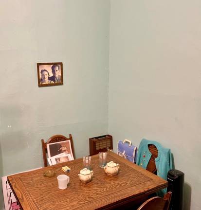 The dining room from the Epstein Family’s residence on the “Finding Home” tour doesn’t look special. As your take the tour, you will find out how much sadness was in the lives of Holocaust survivors and the opportunity that New York City gave them. The Museum’s painstaking devotion to detail is evident in every nook and cranny. Photo: Ralph Spielman