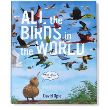 The cover of All the Birds in the World. Photo courtesy of David Opie.