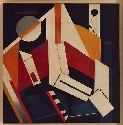 More than holding its own among the big boys of Russian Constructivism, Alexandra Exter's &#x201c;Construction,&#x201d; 1922-23 is a highlight. Photo: Adel Gorgy