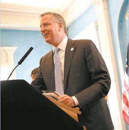 Where in the World is Mayor de Blasio?