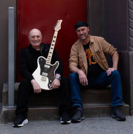 Director Joe John Battista (left) and playwright Michael Gorman are the powers behind the new opera <i>The Moby Dick Blues,</i> which has a limited run at La Mama theater in the East Village.