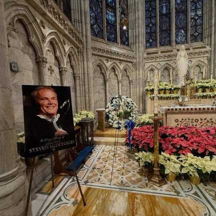 At the Detective Steven McDonald Memorial Mass, Jan. 10, 2026.