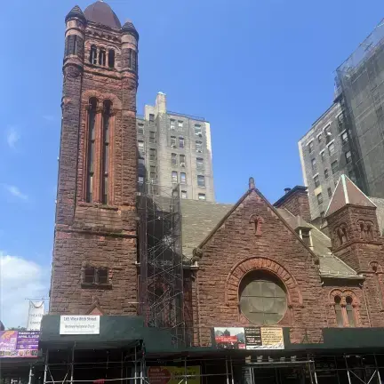 Advocates have asked the LPC to reject a “hardship application” filed by the West Park Presbyterian Church’s congregation, which wants to sell the church (above) to a developer.