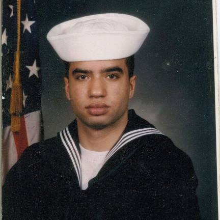 Robert Martinez during his Navy days. Photo courtesy of Robert Martinez