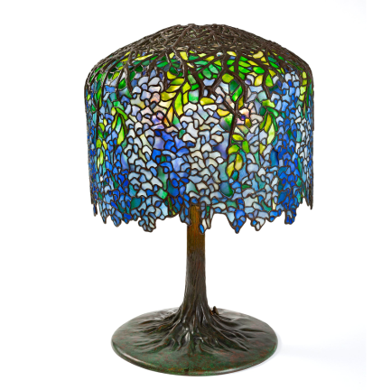Tiffany Studios “Wisteria” lamp. $1.35 million.