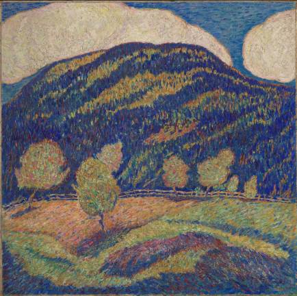 Marsden Hartley (American, 1877-1943), &quot;The Silence of High Noon &#x2014; Midsummer,&quot; 1907&#x2013;08. Oil on canvas, 30 1/2 x 30 1/2 in. (77.5 x 77.5 cm). Collection of Jan T. and Marica Vilcek, Promised Gift to The Vilcek Foundation.