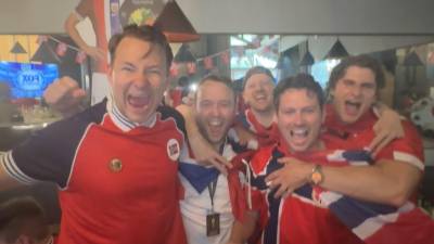 Norway Fans celebrating after their win against Côte d’Ivoire