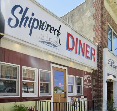 The Shipwreck Diner in Northport, open for breakfast and lunch, closed Tuesdays.