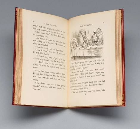 Lewis Carroll (1832&#x2013;1898), John Tenniel (1820&#x2013;1914), illustrator, &quot;Alice&#x2019;s Adventures in Wonderland,&quot; London: Macmillan and Co., 1865, First printing (first suppressed edition). Gift of Arthur A. Houghton, Jr.,The Morgan Library &amp; Museum. Photography by Graham S. Haber, 2015.
