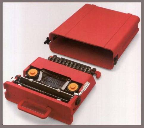 Ettore Sottsass (Italian, 1917-2007). &quot;Valentine Portable Typewriter,&quot; 1968. ABS plastic and other materials. 4 5/8 &#xd7; 13 1/2 &#xd7; 13 7/8 in. (11.7 &#xd7; 34.3 &#xd7; 35.2 cm) Associazione Archivio Storico Olivetti. Courtesy of Associazione Archivio Storico Olivetti &#xa9; Studio Ettore Sottsass Srl
