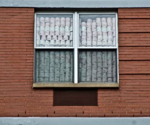 Toilet Paper Hoarder: This Manhattan resident has effectively secured enough toilet paper for a year.