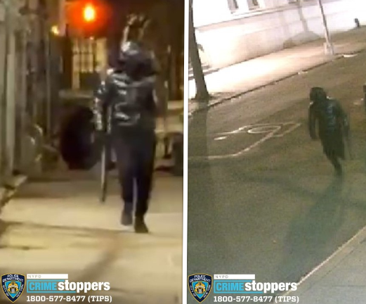 Bat-wielding maniac wanted for assault near Straus Park, Dec. 21, 2025.