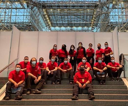 Paradocs team at the Javits Center. Photo courtesy of Paradocs