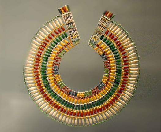 Egyptian Broad Collar from the Amarna Period ca. 1353–1336 B.C. Photo: Adel Gorgy