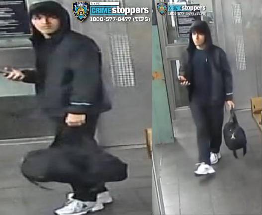 Wanted for 3 train subway shoving at 125th Street.