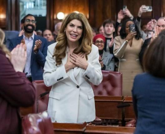 Julie Menin said she was “humbled” by colleagues who unanimously elected her speaker by a 51-0 margin on Jan. 7.