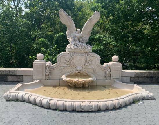 The Hamilton Fountain, on 76th Street and Riverside Drive. Photo: Naomi Yaeger