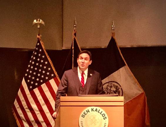 Council Member Ben Kallos at the Memorial Sloan Kettering Auditorium on Sunday, Jan. 26.