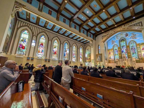 Annual Buczek-Hoban mass at Church of St. Elizabeth, Washington Heights, Oct. 17, 2025.