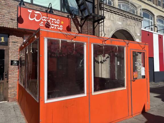 The co-owners of Wayne &amp; Sons say if the popular taco restaurant is forced to take down the outdoor shed because it is fully enclosed it could be the end of the establishment’s ability to continue in business. They want the city to pause fines and amend the law.