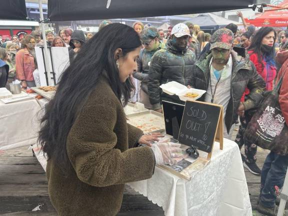 This happy vendor is sold out.