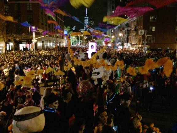 Past Halloween parade. Photo: Village Halloween Parade