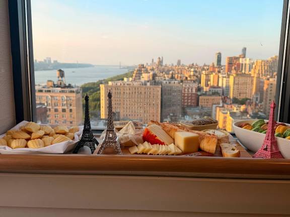 Bastille Day fare and multiple Eiffel Towers at Atria West 86.