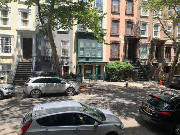 West 78th Street between Columbus and Amsterdam, where Jeanne Feltman’s car was robbed on July 7. Photo: Naomi Yaeger