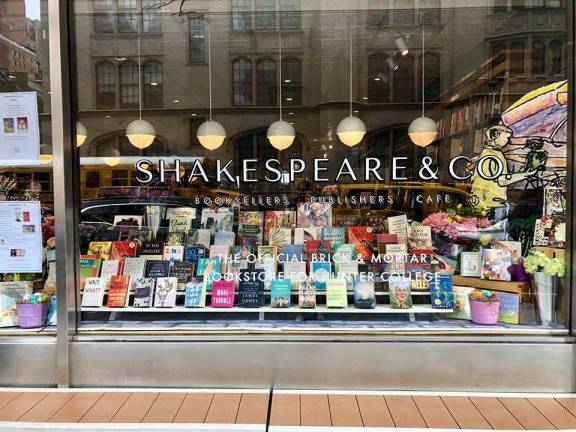 The window display at Shakespeare and Co. on Lexington Avenue. Photo: Courtesy of Shakespeare and Co.