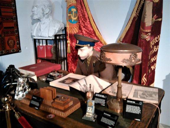 The museum collection includes 3,700 items, a mix of authentic KGB artifacts and replicas.
