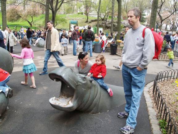 Hippo Playground. Photo: Riverside Park Conservancy.