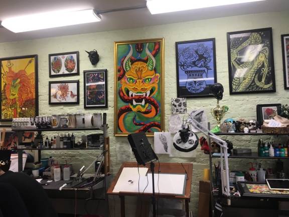 By Gustavo of Rising Dragon Tattoo NYC  Tiger head tattoo Arm tattoo  Upper arm tattoos