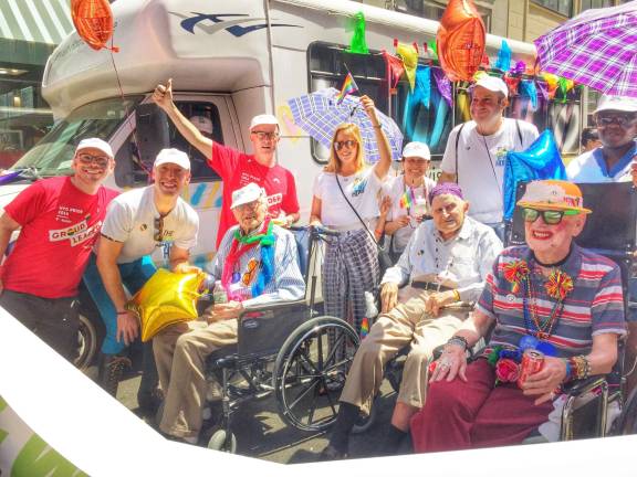 nursing home residents in pride parade
