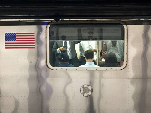 On the subway, June 2017. Photo: Andy Atzert, via flickr