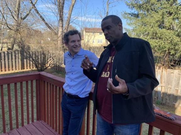 Director Nick Davis with Dwight Gooden. Photo courtesy of ESPN Films