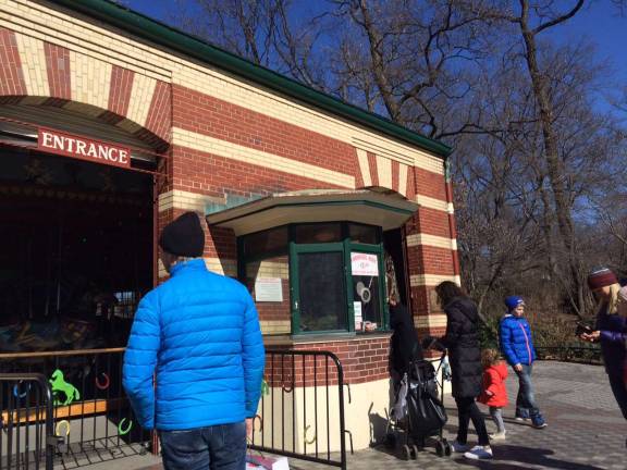 in central park, weighing kids against donald trump news