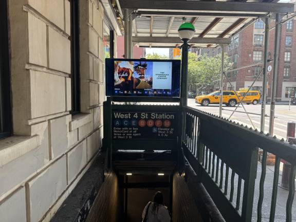 the West 4th Street Station where the outage occurred and MTA official met to investigate.