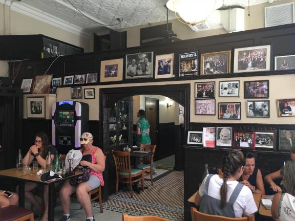 Inside the Mulberry Street Bar.