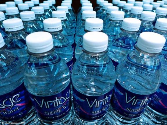 Plastic doesn’t only wrap the bottle, it also ends up in the water you drink