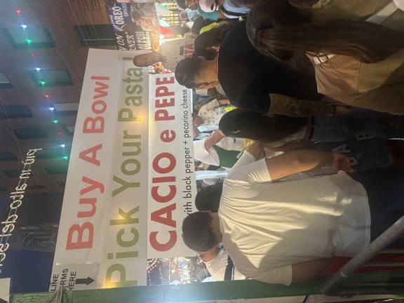 Food is a big part of the San Gennaro Festival, now underway in Little Italy through Sept. 21.