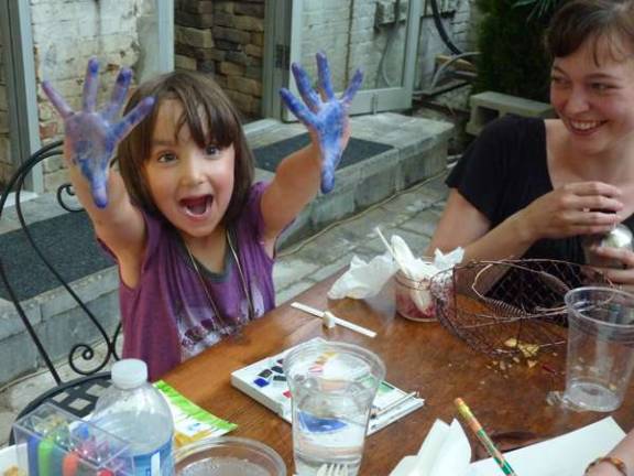 Kids enrolled in HiArt! classes take advantage of living in a culture capital