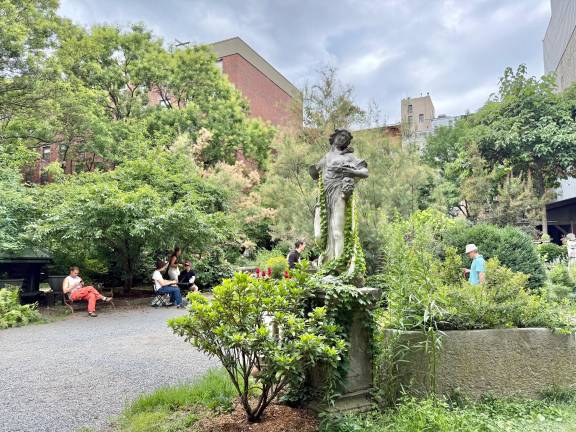 The Elizabeth Street Garden in the summer of 2025.