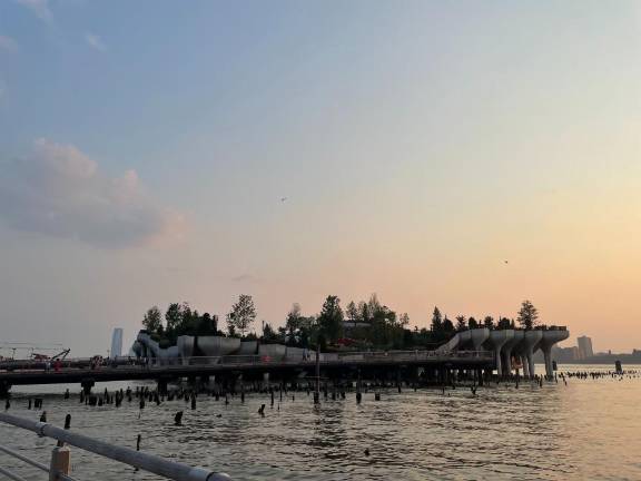 Little Island at Hudson River Park. Photo: Nathan Hughes