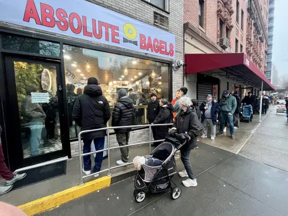 The revival of Absolute Bagels was met with an enthusiastic response from locals last December.