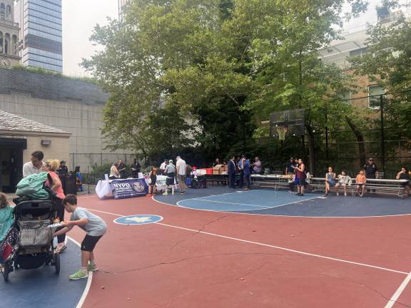 The 24th Precinct’s National Night Out event was held at Happy Warrior Playground, located on W. 97h St., on August 5.
