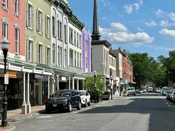 The Stockade District in Kingston, NY.
