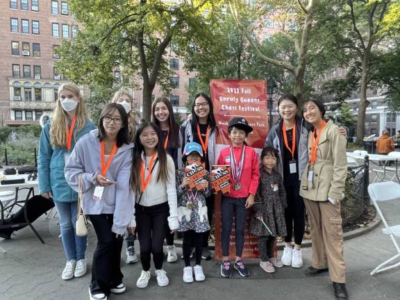 At the Unruly Queens event in Washington Square Park. Photo courtesy of Unruly Queens